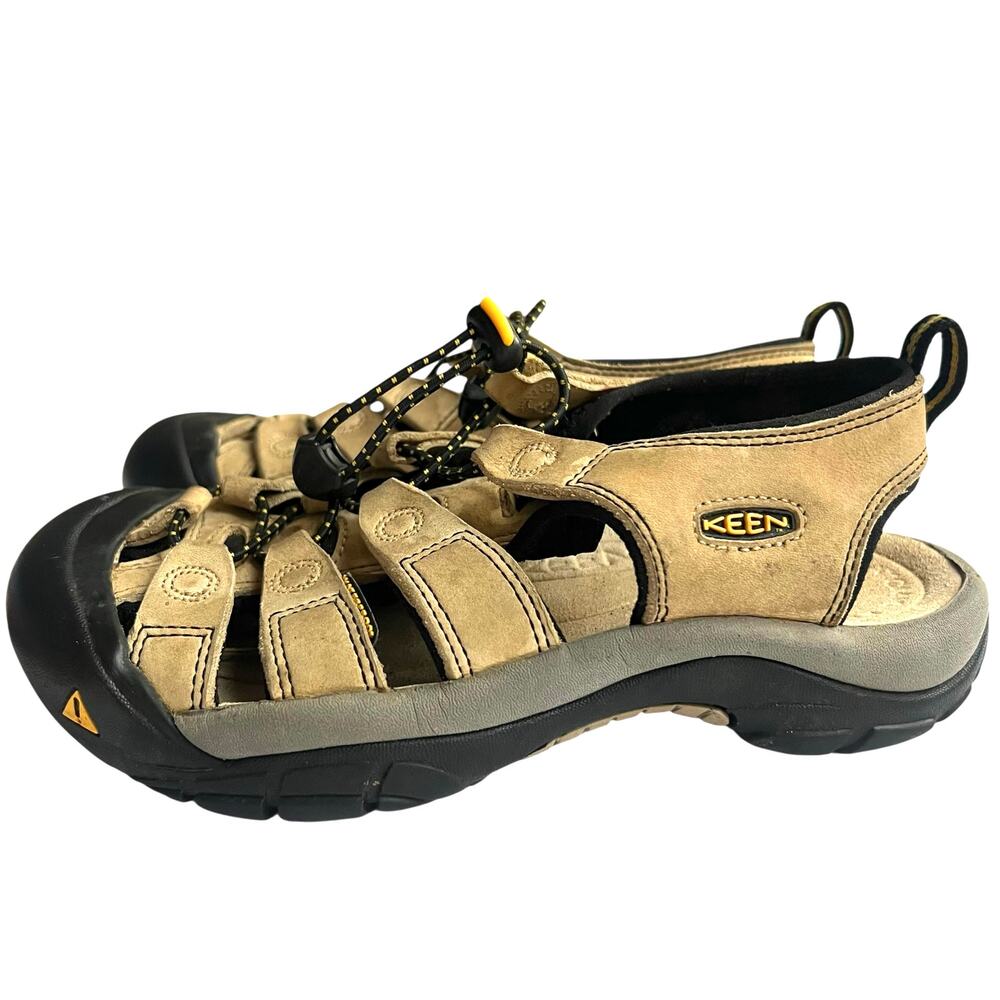 KEEN Newport H2 Leather Sandals Women’s 6 Tan Closed Toe Hiking - Picture 4 of 11